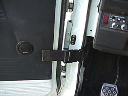 Removable door strap